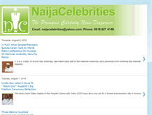 Tablet Screenshot of naijacelebrities.net